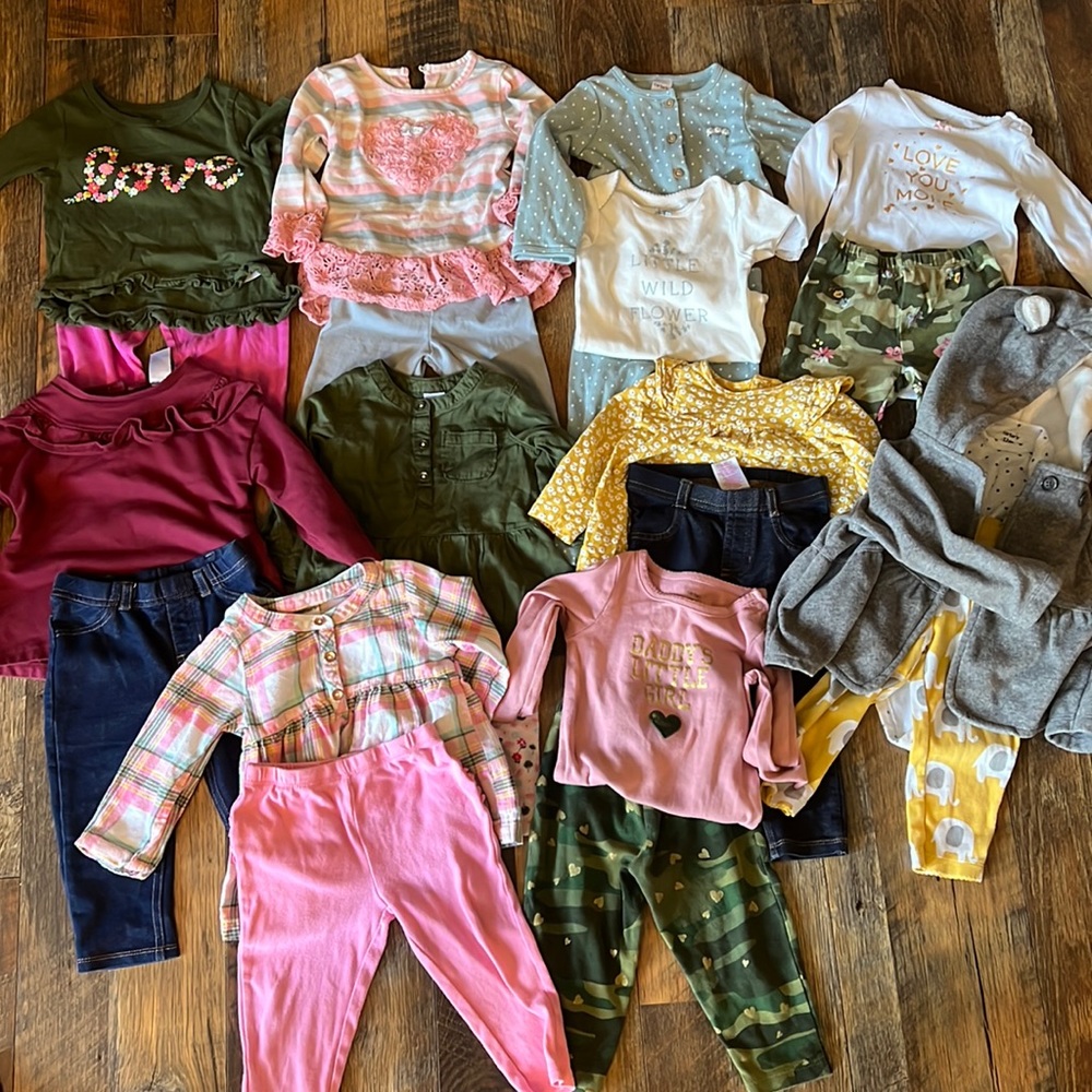 12 month baby girl lot
